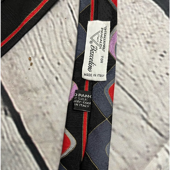 Vitalliano Pancaldi-vintage authentic tie - Picture 6 of 8